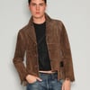 Dark Suede Tassel Cowboy Jacket.