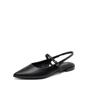 DREAM PAIRS Women   s Pointed Toe Slingback Flats