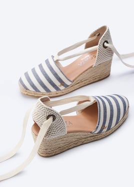 Escala Archive Canvas Espadrille Wedges