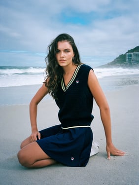 Jorja Cable Knit Vest - 3XL