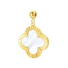 Shining Cross Pendant Gold
