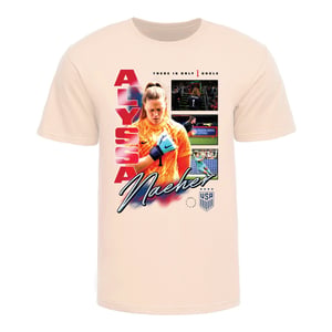 Unisex Alyssa Naeher Farewell Natural T-Shirt / 2X