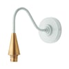 Cone wall fitting in chalk blue