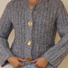 Snowflake Hour Knit Cardigan Grey