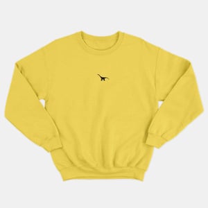 Tiny Embroidered Dinosaur Kids Sweatshirt (Unisex)