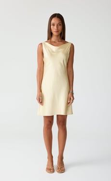 Springtime Mini Dress (Lemon) - US 2