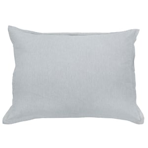 Luke Cotton King Sham   Light Blue