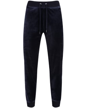 NIGHT SKY BLUE CLASSIC VELOUR CUFFED JOGGER - XL / Navy