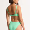 High Leg Ruched Side Pant Mint - UK 8