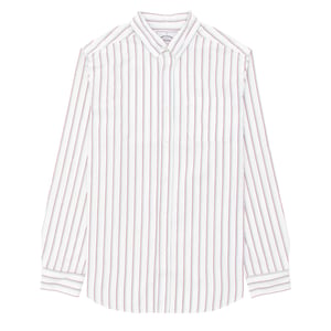 Portuguese Flannel L/S Seersucker Atlantico Shirt Multi Stripe
