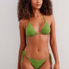 Acid Green Tie Side Bottoms - S