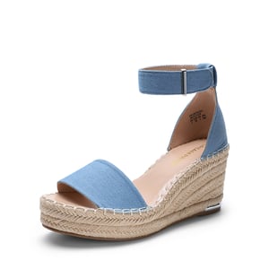 DREAM PAIRS Adjustable Ankle Strap Espadrille Platform Sandals