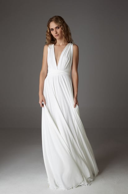 INFINITY MAXI DRESS BRIDE (UNLINED)