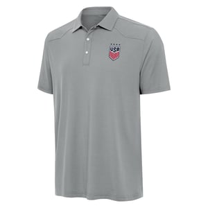 Men's Antigua USWNT Western Gray Polo / 2X