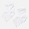QE Home Hydraheel Spa Socks in White