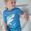 Deep Sea Shark Short Sleeve Rashguard