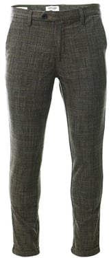 Jack & Jones Marco Connor Akm Checked Chinos - Brown / Brown Patina - 36R