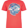 Weird Fish Vortex Eco Graphic T-Shirt Radical Red Size XL