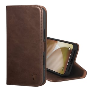iPhone 17 Pro Max Leather Case (MagSafe Charging) - Dark Brown