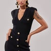 AKIRA Susie Sleeveless Mini Dress | Black | Size XL