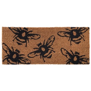 Coir Insert Buzzy Bee Doormat - 23x53cm