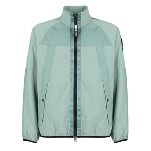 ST95 4 Way Stretch Zip Through Mid Green