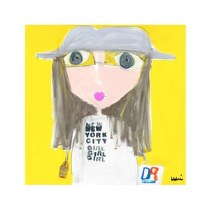 NYC Girl Art Print