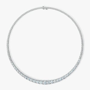 Bold Riviera Diamond Necklace - 18 IN / 20.65 CT