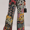 AKIRA Something Different Printed Wash Jeans | Black | Size Small