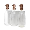 White Triple Wall Mounted Soap Dispenser