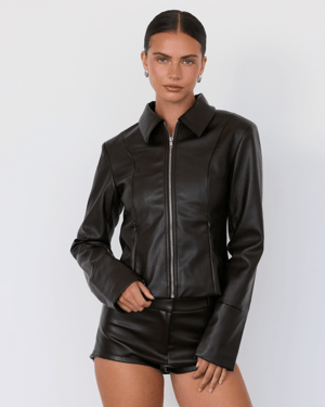 Alba Leather Jacket - XL