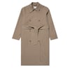 Sunspel Womens Trench Coat Dark Stone
