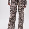 AKIRA Python Wide Leg Jogger Pants | Brown | Size 1X