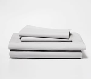 Sateen Sheet Set - California King / Ash Grey