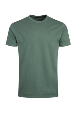 Weird Fish Hooked Branded T-Shirt Dusky Green Size S