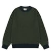 Kappy Ringer Round Wool Knit Green