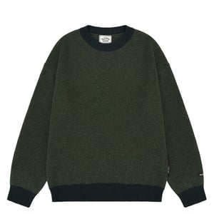 Kappy Ringer Round Wool Knit Green