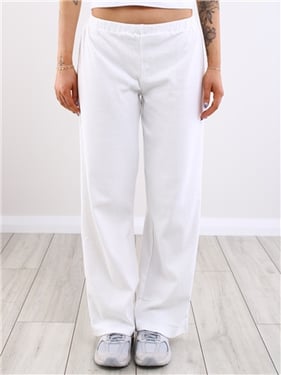 Daisy Street Pointelle Jogger - White - 14
