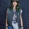 Bomber Gilet in Navy