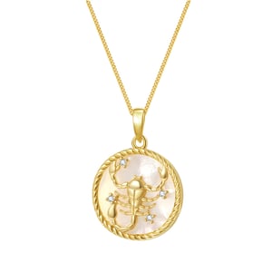Scorpio Zodiac Pendant Necklace