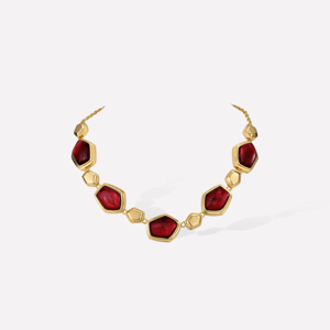 Red Velvet Necklace