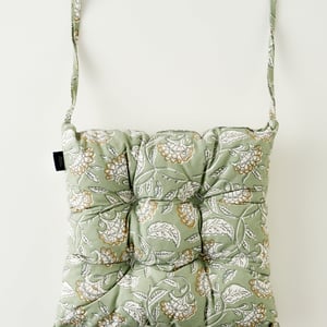 Indian Green Chair Cushion