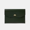 The Leather Case - Racing Green Celtic Grain