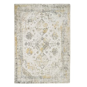 Vogue Rug Light Grey/Ochre - 200x290cm