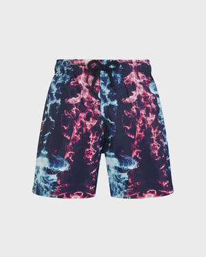 Vilebrequin - Boys Ultra-light And Packable Swim Shorts X-ray Medusa - Swimwear - Jihin - Blue - Size 14
