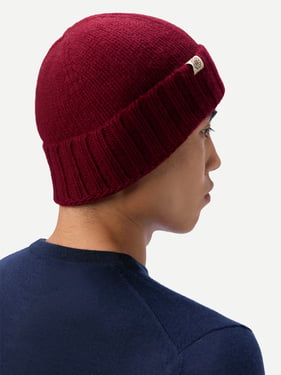 Unisex Beanie - One Size / bordeaux / AK173-0046/0000