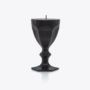 Harcourt Glass Candle - Black | Baccarat