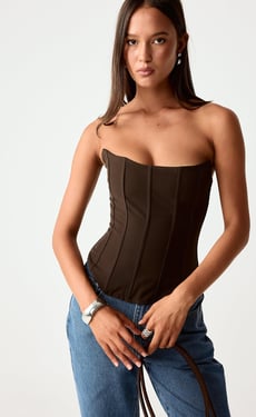 City Lights Corset (Chocolate) - US 0