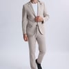 Ettore Smart Casual Suit Beige