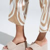 AKIRA Azalea Wang Nathalia Beige Novelty Flatform Sandal | Size 8